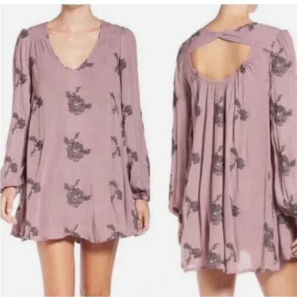 Free People Fairy Sundress with pockets and bishop sleeves - Picture 5 of 12